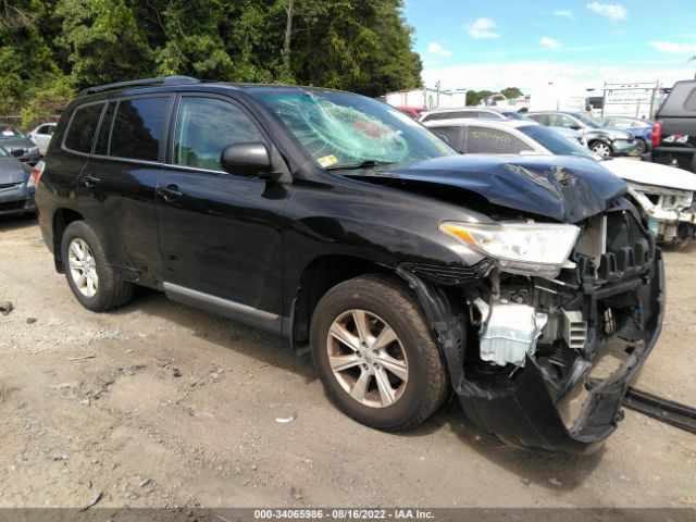 TOYOTA HIGHLANDER 2013 5tdbk3eh6ds270713