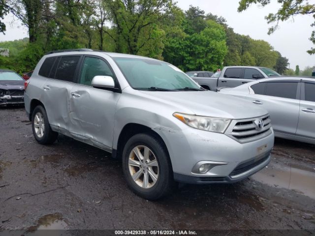 TOYOTA HIGHLANDER 2011 5tdbk3eh7bs050235