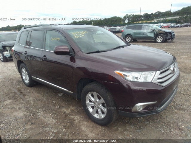 TOYOTA HIGHLANDER 2011 5tdbk3eh7bs058190