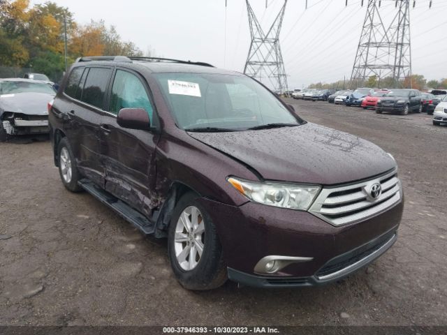 TOYOTA HIGHLANDER 2011 5tdbk3eh7bs062515