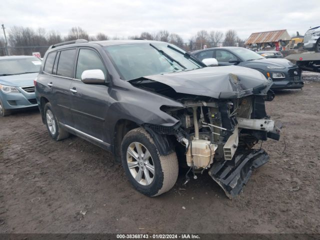 TOYOTA HIGHLANDER 2011 5tdbk3eh7bs078746