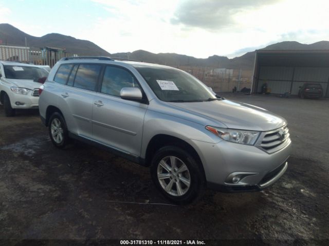 TOYOTA HIGHLANDER 2012 5tdbk3eh7cs099159