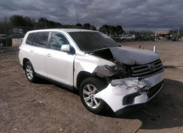 TOYOTA HIGHLANDER 2012 5tdbk3eh7cs103677