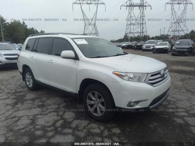 TOYOTA HIGHLANDER 2012 5tdbk3eh7cs104330