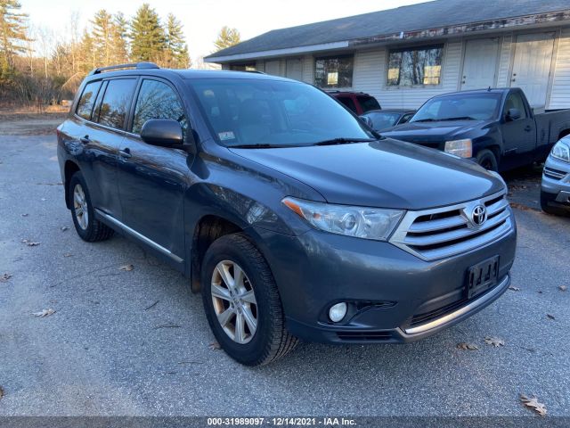 TOYOTA HIGHLANDER 2012 5tdbk3eh7cs114209