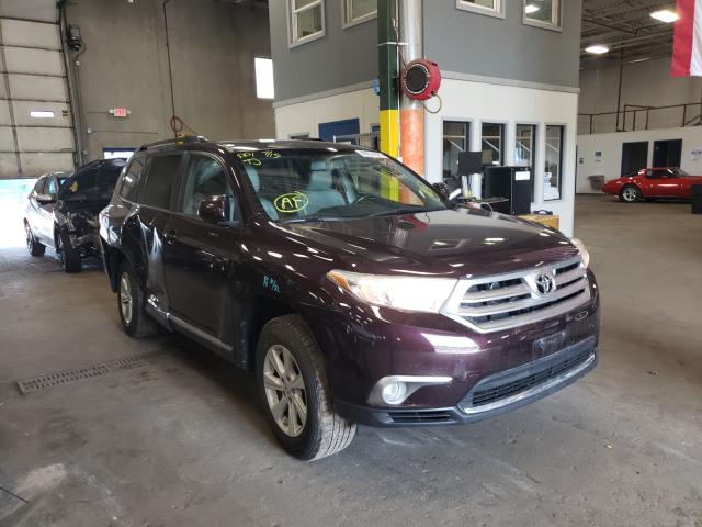 TOYOTA HIGHLANDER 2012 5tdbk3eh7cs118129