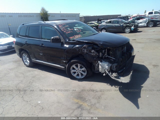 TOYOTA HIGHLANDER 2012 5tdbk3eh7cs128417