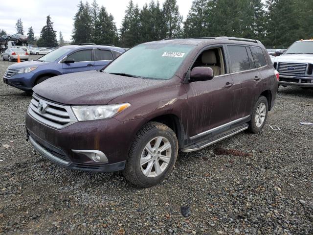 TOYOTA HIGHLANDER 2012 5tdbk3eh7cs130359