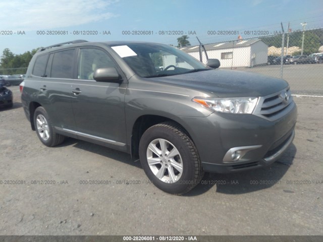 TOYOTA HIGHLANDER 2012 5tdbk3eh7cs131656