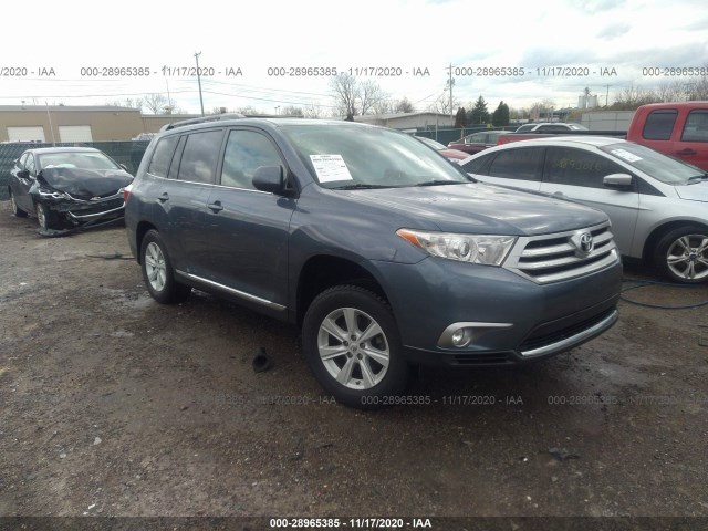 TOYOTA HIGHLANDER 2012 5tdbk3eh7cs133634