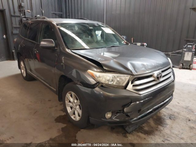 TOYOTA HIGHLANDER 2012 5tdbk3eh7cs142267