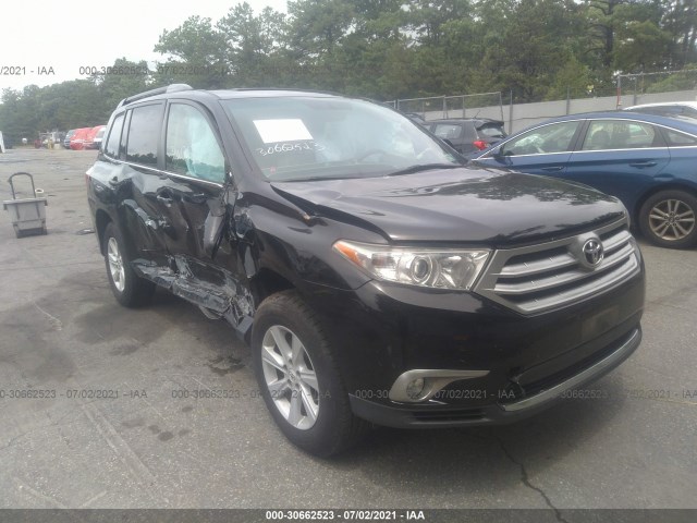 TOYOTA HIGHLANDER 2012 5tdbk3eh7cs156508