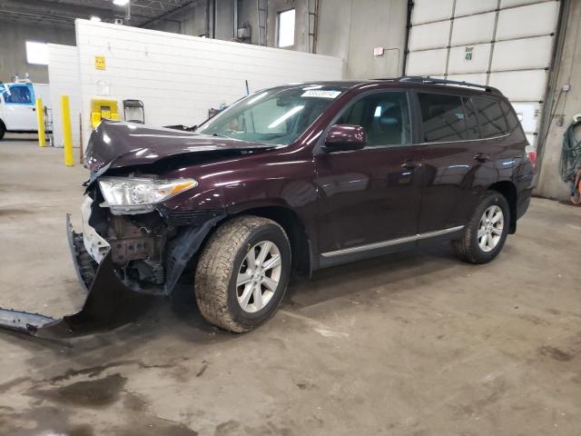 TOYOTA HIGHLANDER 2012 5tdbk3eh7cs164480