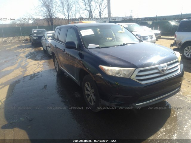 TOYOTA HIGHLANDER 2013 5tdbk3eh7ds192751