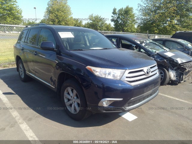 TOYOTA HIGHLANDER 2013 5tdbk3eh7ds208320