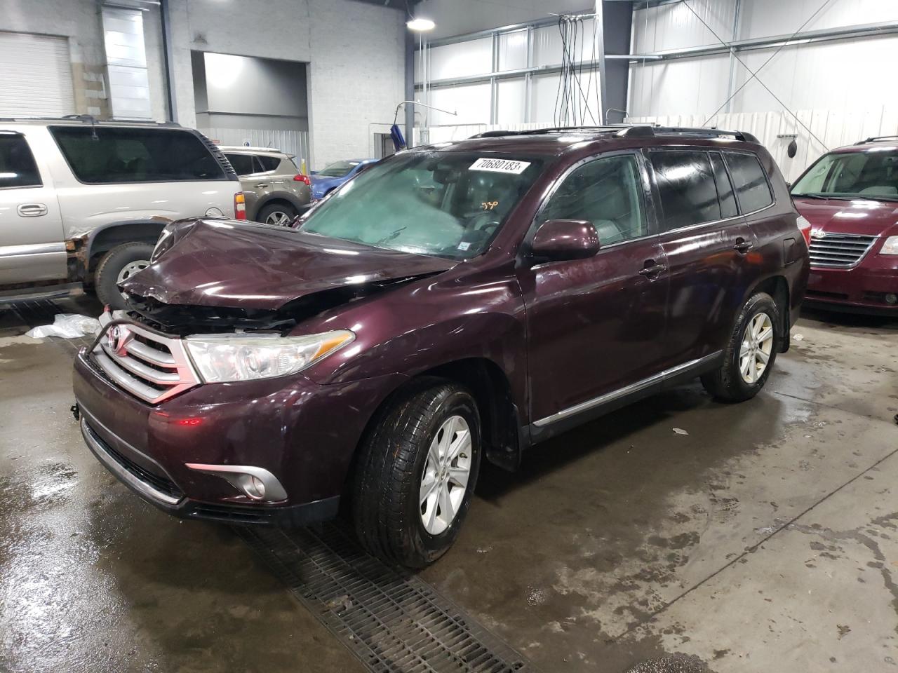 TOYOTA HIGHLANDER 2013 5tdbk3eh7ds208611