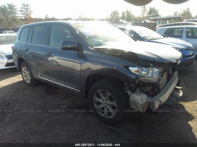 TOYOTA HIGHLANDER 2013 5tdbk3eh7ds209130