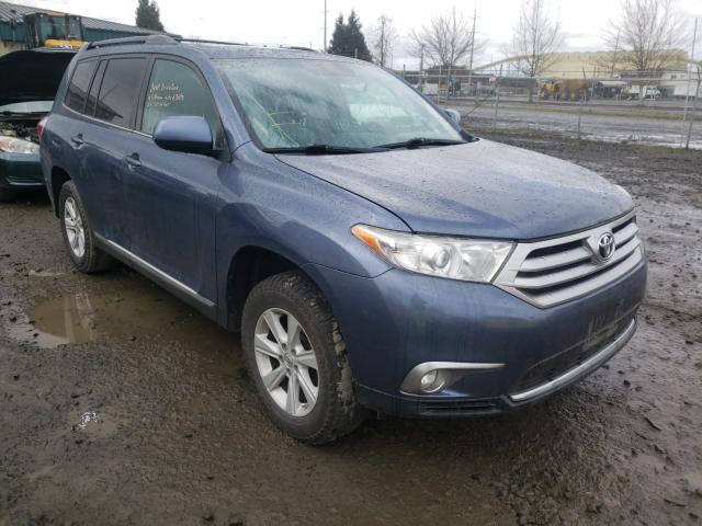 TOYOTA HIGHLANDER 2013 5tdbk3eh7ds224405