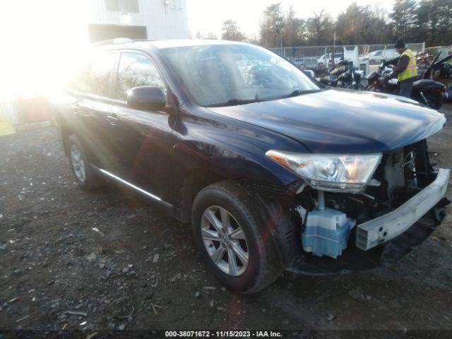 TOYOTA HIGHLANDER 2013 5tdbk3eh7ds236957