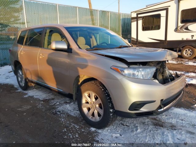 TOYOTA HIGHLANDER 2013 5tdbk3eh7ds237526