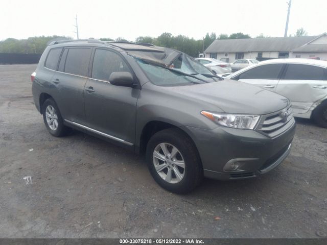 TOYOTA HIGHLANDER 2013 5tdbk3eh7ds249353