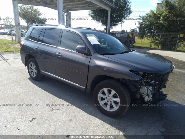 TOYOTA HIGHLANDER 2013 5tdbk3eh7ds255993