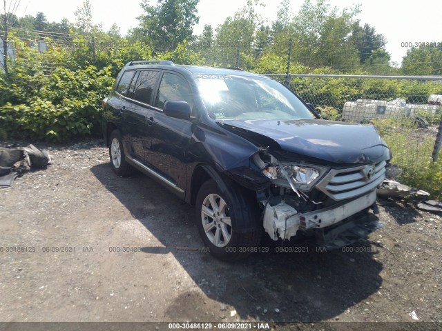 TOYOTA HIGHLANDER 2013 5tdbk3eh7ds269585