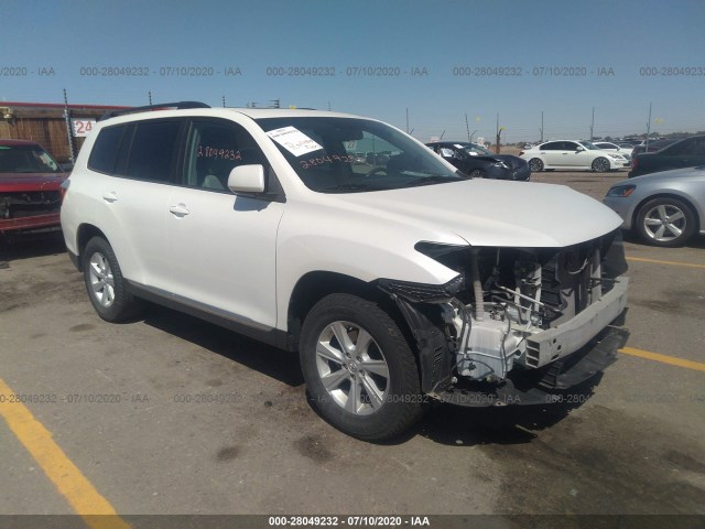 TOYOTA HIGHLANDER 2011 5tdbk3eh8bs064547