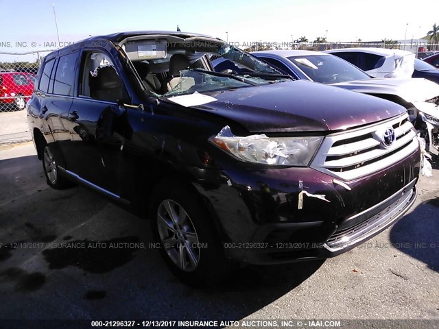 TOYOTA HIGHLANDER 2011 5tdbk3eh8bs073202