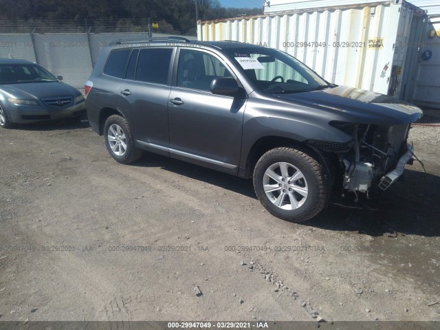 TOYOTA HIGHLANDER 2011 5tdbk3eh8bs088394