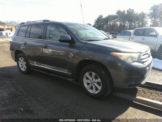 TOYOTA HIGHLANDER 2012 5tdbk3eh8cs094536