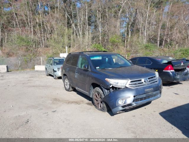 TOYOTA HIGHLANDER 2012 5tdbk3eh8cs095833