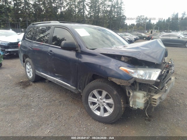 TOYOTA HIGHLANDER 2012 5tdbk3eh8cs096657