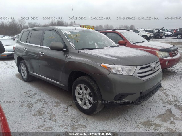 TOYOTA HIGHLANDER 2012 5tdbk3eh8cs097467