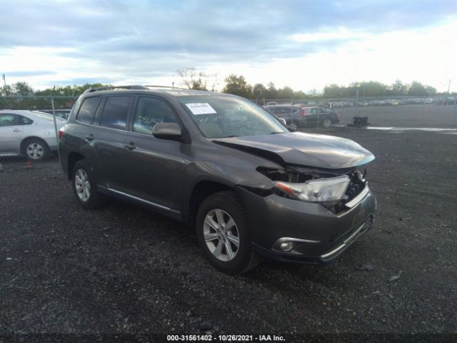 TOYOTA HIGHLANDER 2012 5tdbk3eh8cs097629