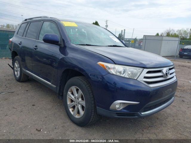 TOYOTA HIGHLANDER 2012 5tdbk3eh8cs103588