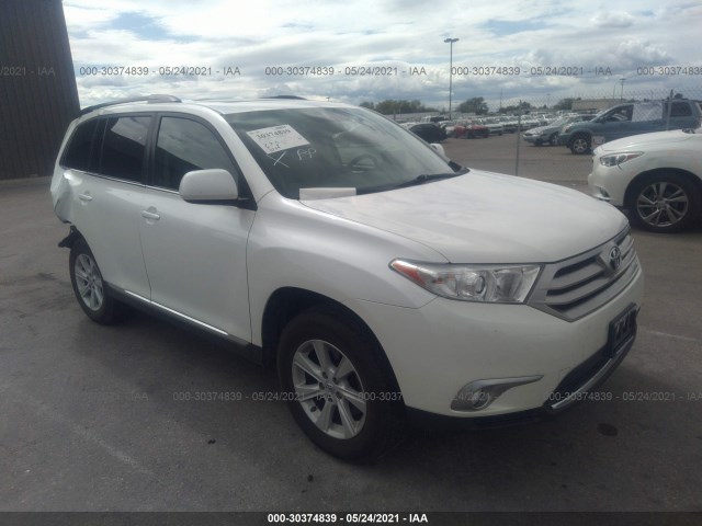 TOYOTA HIGHLANDER 2012 5tdbk3eh8cs104269