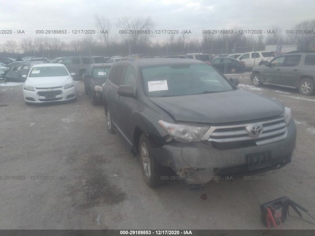 TOYOTA HIGHLANDER 2012 5tdbk3eh8cs118849