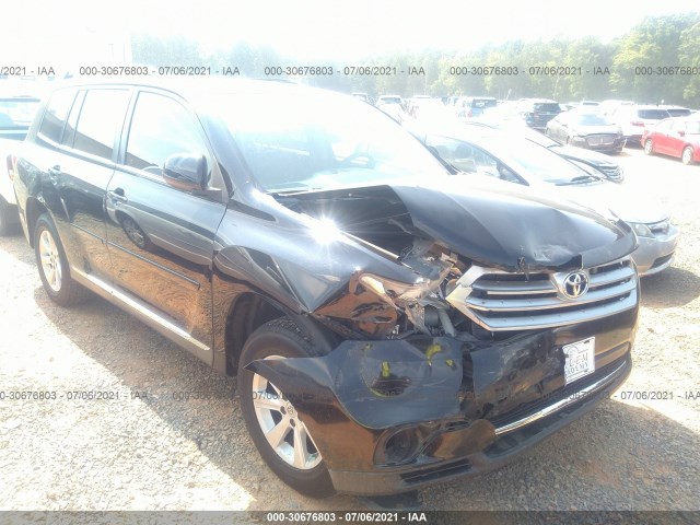 TOYOTA HIGHLANDER 2012 5tdbk3eh8cs124473