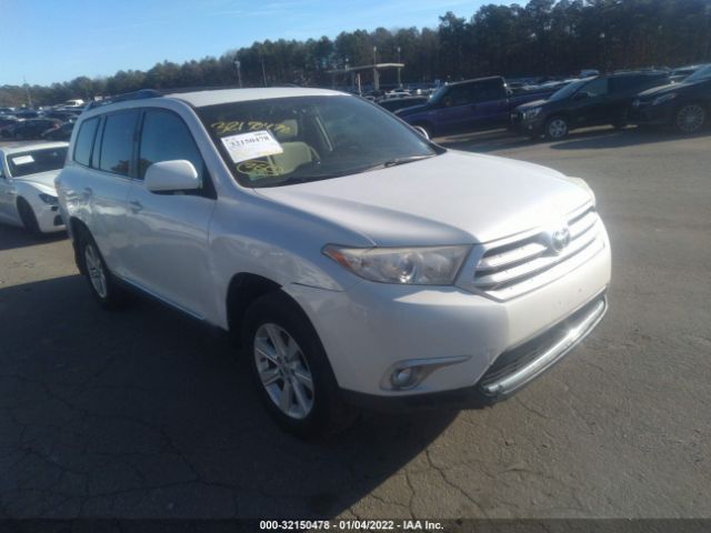 TOYOTA HIGHLANDER 2012 5tdbk3eh8cs133920