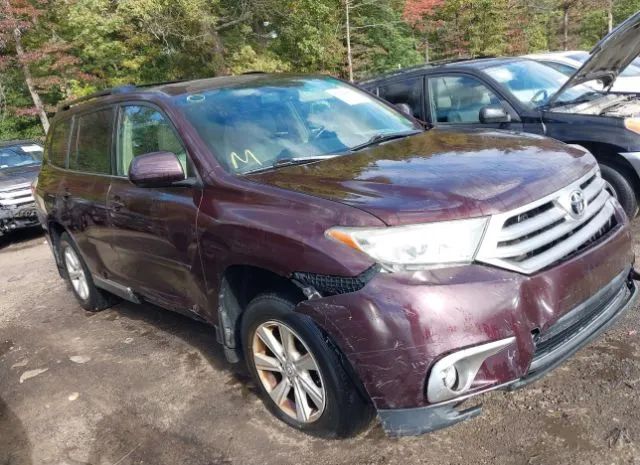 TOYOTA HIGHLANDER 2012 5tdbk3eh8cs134713