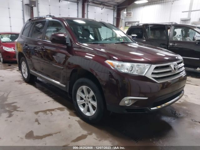 TOYOTA HIGHLANDER 2012 5tdbk3eh8cs139779