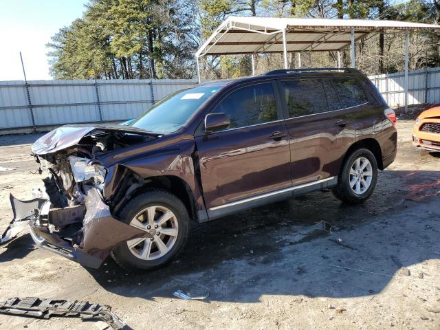 TOYOTA HIGHLANDER 2012 5tdbk3eh8cs142360