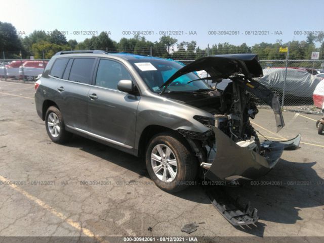 TOYOTA HIGHLANDER 2012 5tdbk3eh8cs157103