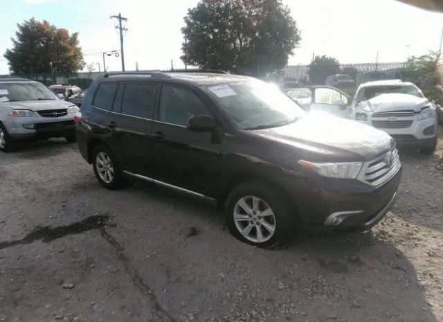 TOYOTA HIGHLANDER 2012 5tdbk3eh8cs161314