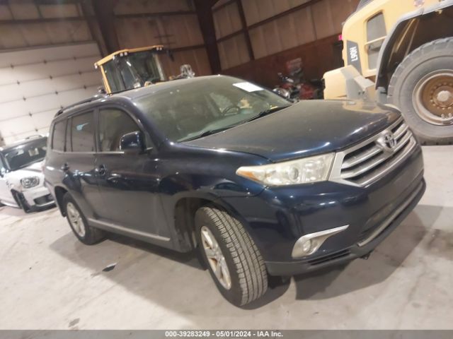 TOYOTA HIGHLANDER 2012 5tdbk3eh8cs161572