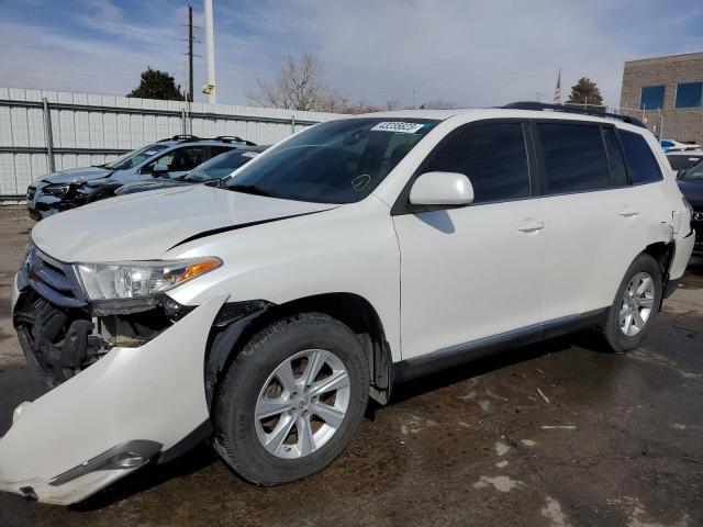 TOYOTA HIGHLANDER 2012 5tdbk3eh8cs162074