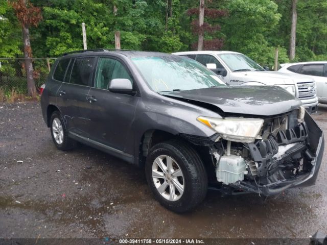 TOYOTA HIGHLANDER 2012 5tdbk3eh8cs165511