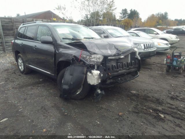 TOYOTA HIGHLANDER 2013 5tdbk3eh8ds179314