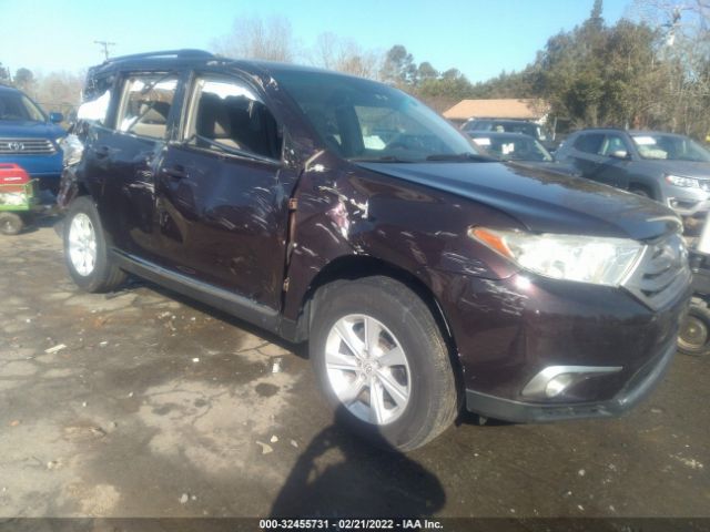 TOYOTA HIGHLANDER 2013 5tdbk3eh8ds182097